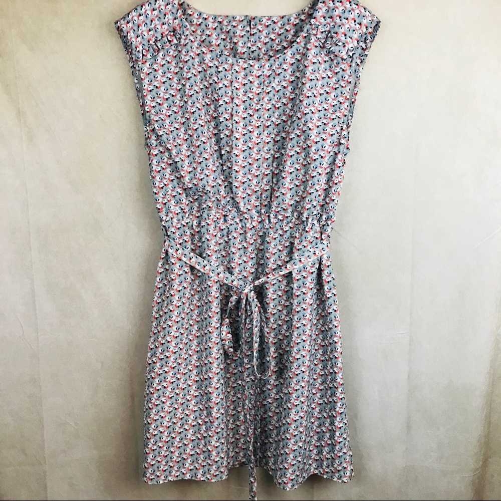 Black Rainn | Ribbon Belted Dress | Blue | L